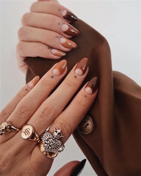 Cool And Chic Go Nude With Brown The Perfect Nail Combo