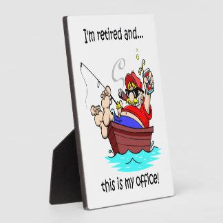 Funny Retirement Photo Plaques | Zazzle