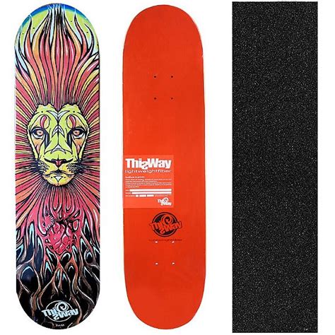 Shape De Skate Profissional This Way Sun Lion 8 0 Virtual Skate Shop