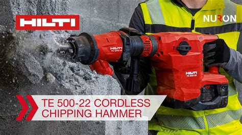 Hilti Nuron Te Cordless Chipping Hammer Features And Benefits