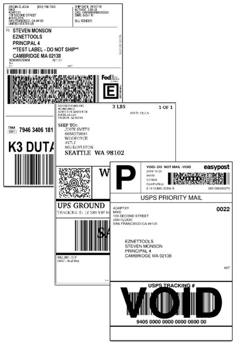 Ups Overnight Label Template : How Shipping Labels Work Avery Com - Ups ...