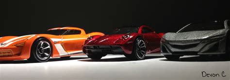 Devon C S Hot Wheels Garage Hot Wheels Series Acura Nsx Concept Pagani Huayra Corvette