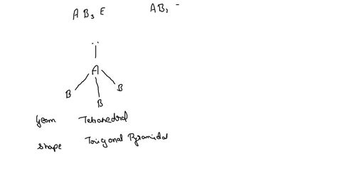 Solved According To The Vsepr Theory What Molecular Geometries Are Associated With The