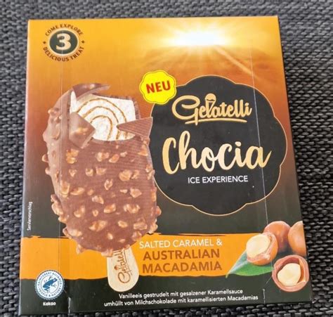 Chocia Salted Caramel Australian Macadamia Gelatelli Kal Rie Kj A