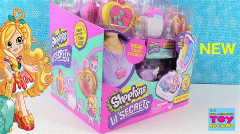 Shopkins Lil Secrets Full Box Opening Lockets Figures Toy Review Pstoyreviews Youtube