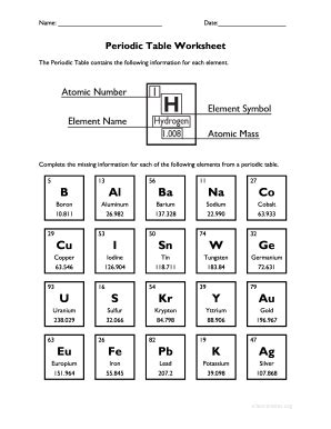 Periodic Table Trends Worksheet Answer Key Elcho Table