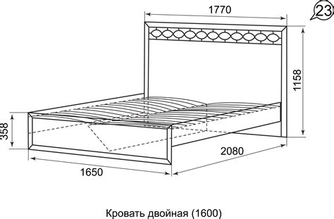 Стандартная двуспальная кровать размеры: Размеры кроватей: двуспальная ...