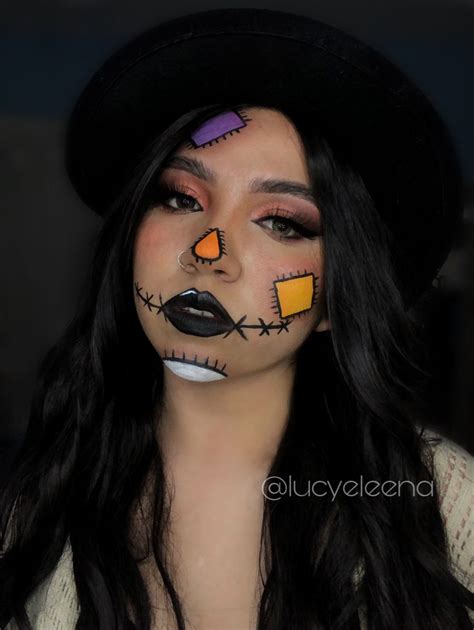 Makeup Halloween Espantapájaros Maquillaje halloween sencillo