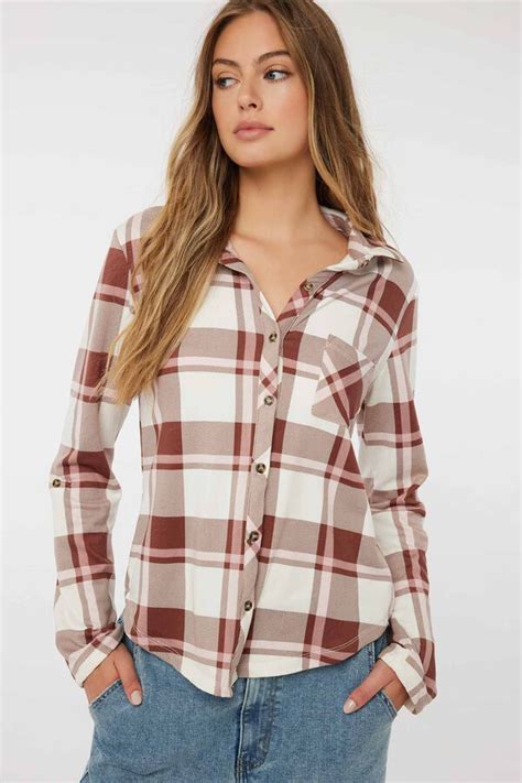 Soft Lined Plaid Shirt Ardene