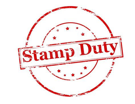 Stamp duty stock illustration. Illustration of concept - 92047950