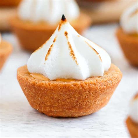 Mini Lemon Meringue Tarts A Baking Journey