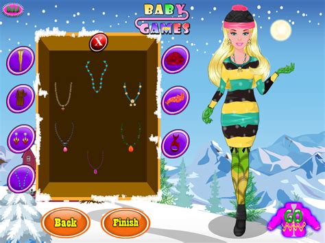 Barbie Winter Fashion Dressup - Play Online on Flash Museum 🕹️