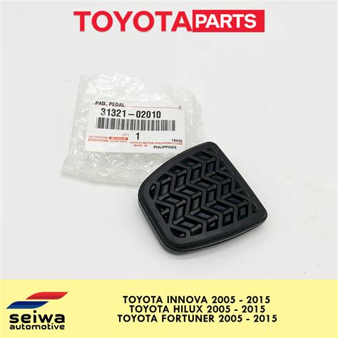 MANUAL ONLY 2005 2015 Toyota Innova Brake Pedal Pad 2005