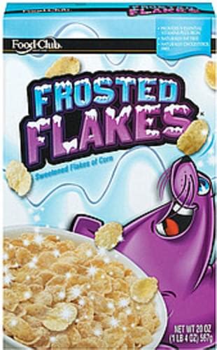 Food Club Frosted Flakes Of Corn Cereal 20 Oz Nutrition Information Innit