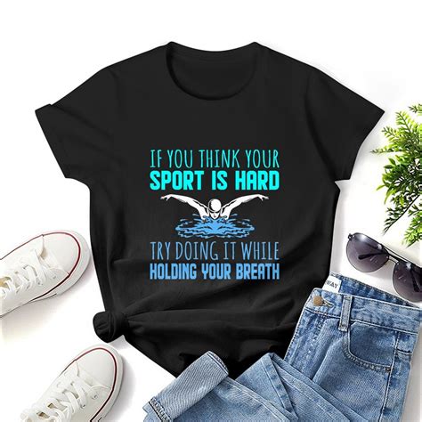 Charlylifestyle Sport Is Hard Funny Swimmer Meme For Swimmers Short