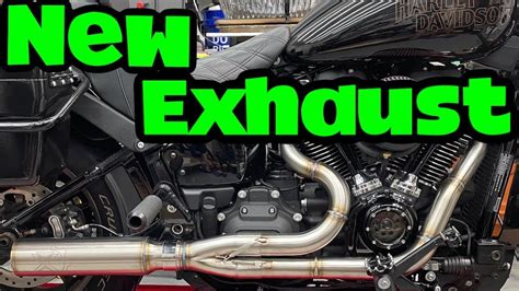 Fab28 X Fxr Division Exhaust Install On My Fxlrs Harley Davidson M8 Softail Youtube