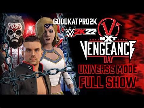 NXT Takeover Vengeance Day FULL SHOW | CAW UNIVERSE MODE | WWE 2K22 : r ...