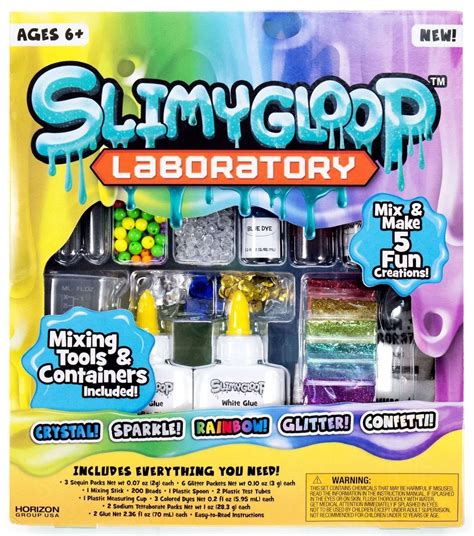 Slimy Gloop Slime Laboratory - Ultimate Slime Kit for 5 Fun Creations [New] - Other