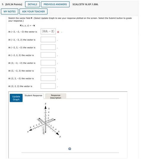 Solved Sketch The Vector Field F Select Update Graph T