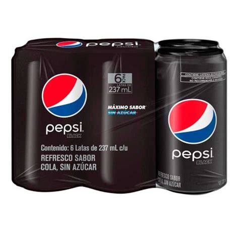 Precios Refresco Pepsi Black 6 Pack 237ml Compara Y Ahorra SuCom