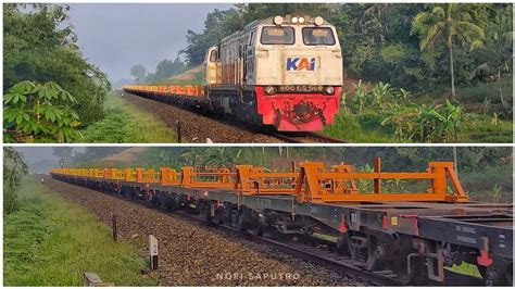 Klb Rangkaian Gd Rel Kosongan Dari Stasiun Rancaekek Menuju Cilacap