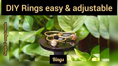 How To Make Diy Rings With Wires Diy Rings Just In 3 Minutes Jewelry Making August 2021