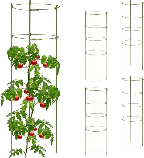 Relaxdays Plantensteun Cm Set Van Tomatensteun