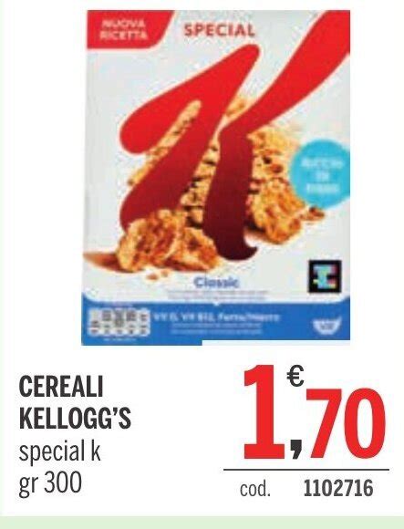 CEREALI KELLOGG S Special K Gr 300 Offerta Di Elefante Cash Carry