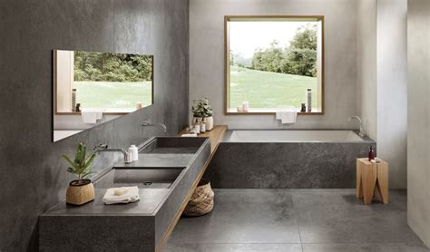 XTONE - OXIDE BROWN Porcelain stoneware wall/floor tiles with metal ...