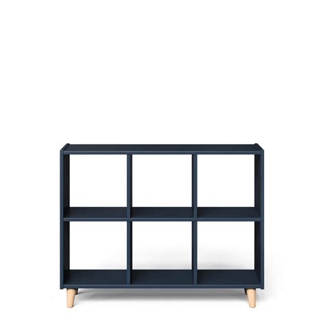 Six Cube Wide Montessori Shelf Classroom Furniture By Fern Kids