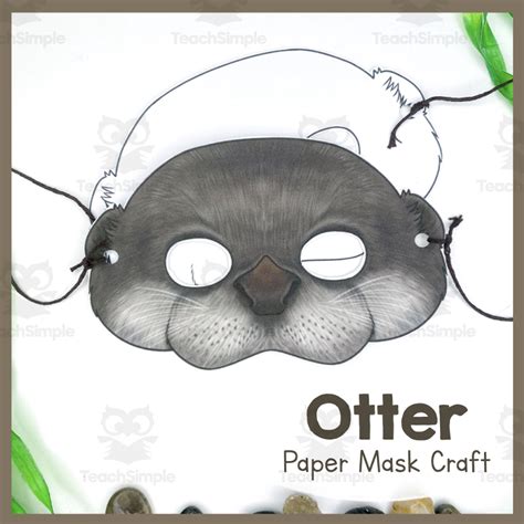 Printable Otter Craft by Teach Simple