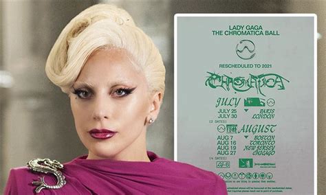 Lady Gaga Promociona Gira The Chromatica Ball