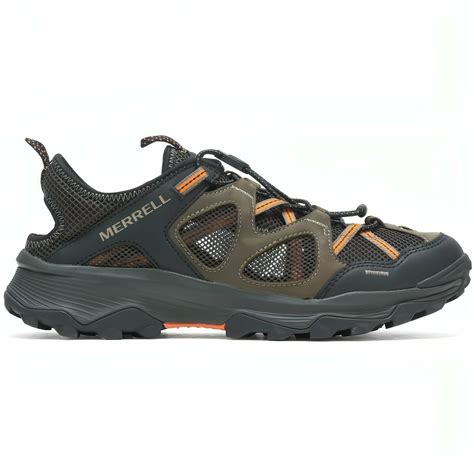 Merrell Speed Strike Leather Sieve Mens Sandals Green In 2024