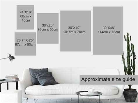 Wall Art Size Guide Frame Size Guide Print Size Guide 43 Off