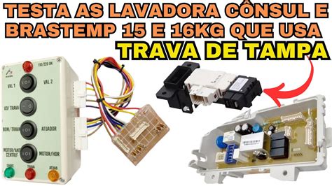 extensão para testar as lavadoras cônsul e Brastemp de 15 e 16kg que