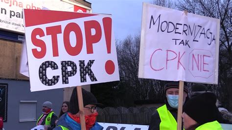 Protest Przeciwko Budowie Cpk W Katowicach Youtube