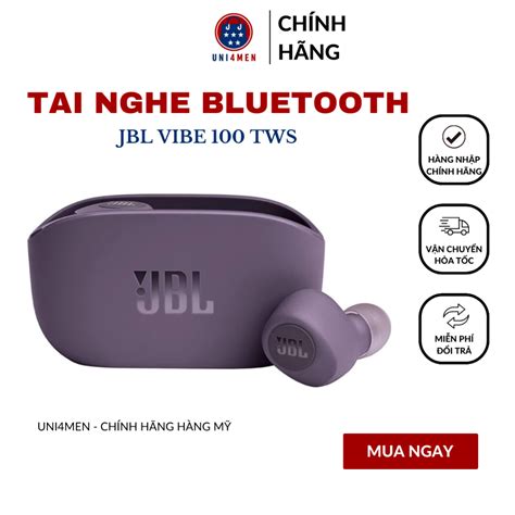 Tai Nghe Bluetooth Jbl Vibe Tws Ch Nh H Ng Uni Men Shopee Vi T Nam