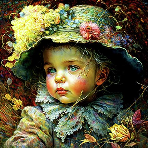 Baby Annie Mixed Media By Gayle Berry Fine Art America