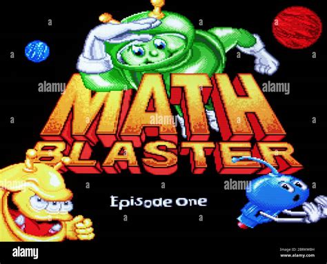 Math Blaster Episode One Snes Super Nintendo Editorial Use Only