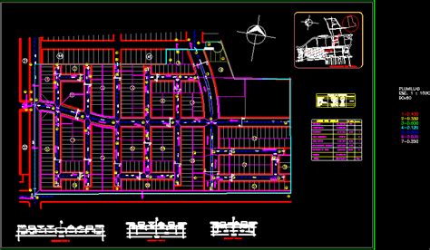 Stormwater Drain System At A Subdivision Dwg Detail For Autocad