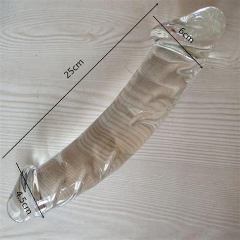 Godemichet Vibro Godemich Double Verre R Aliste Pour Femmes Et