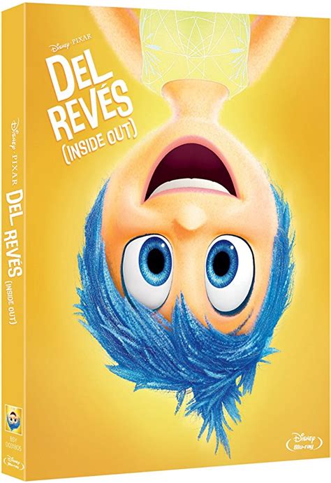 Carátula de Del Revés Inside Out DisneyPixar Blu ray