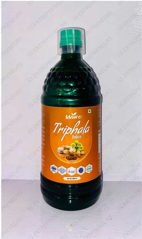 Ssure Triphala Juice 1000 Ml Packaging Type Bottle At Rs 140 Bottle