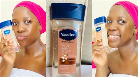 REVIEW OF VASELINE COCOA RADIANT BODY OIL Vaseline Skincaretips