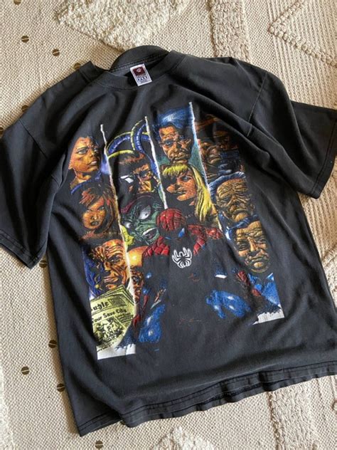 Vintage Vintage Spider Man Bootleg 90s Villains Grailed