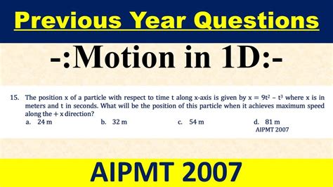 The Position X Of A Particle With Respect To Time T Along X Axis Is