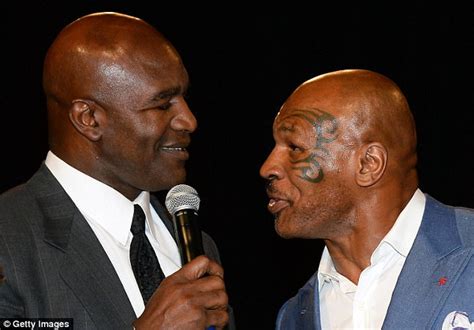 Bite Fight 20 Years On Tyson And Holyfield Have Made Peace Daily Mail