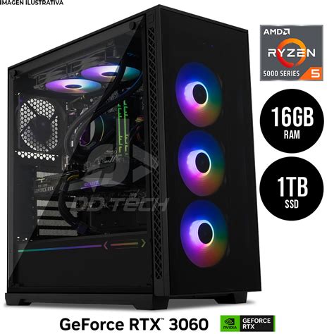 Computadora Pride Gaming Dpc Elite Nvidia Geforce Rtx Amd