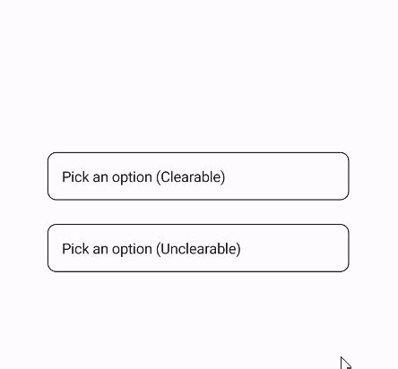 PickerField Uranium UI