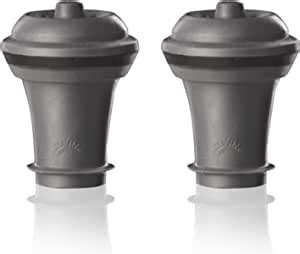 Amazon Vacu Vin Wine Saver Vacuum Stoppers Set Of 2 Gray For